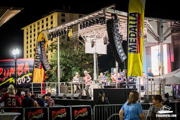 Downtown Orlando Stage Rental