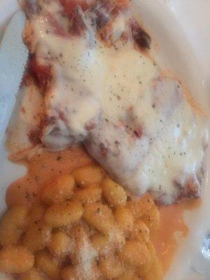 Chicken parm w/ gnocchi