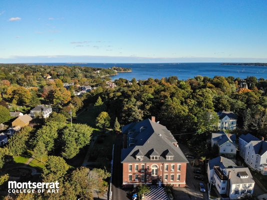 Montserrat College of Art's Hardie Building is three blocks to the beach.