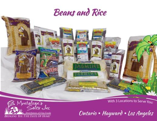 Our beans and rice line