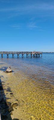 Pier on campus