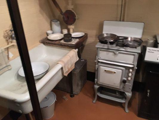 Winston Churchill's bunker kitchen