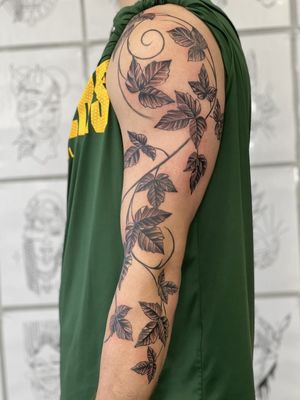 Poison Ivy Tattoo by Chris @Tattoogoonz