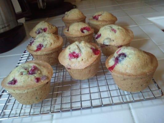 Cranberry-Zucchini Muffins