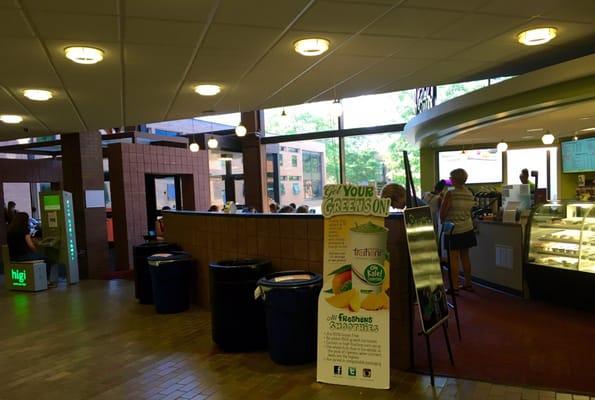 Beans coffee shop and lounge at Grace Watson Hall lobby