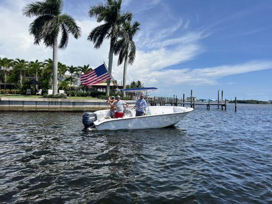 Our boat "Lil Dipper"