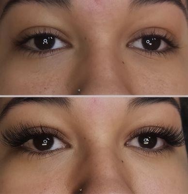 Classic individual lash extensions