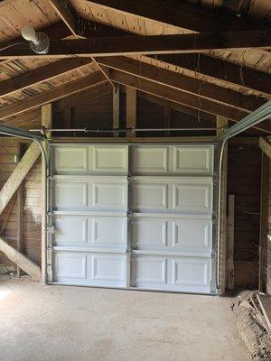 New modern door, with new wood backjambs, this was a cool job