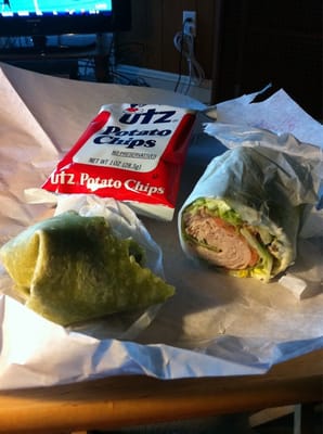 Turkey Club Wrap = my fave