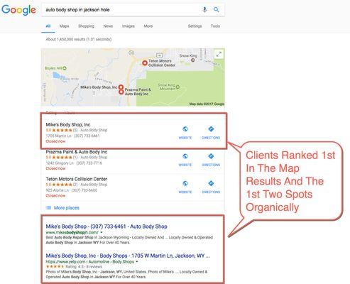 1UP SEO - Client Results