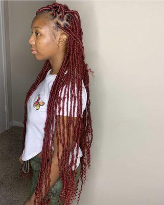 Faux locs braids