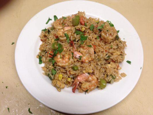 Arroz con camarones