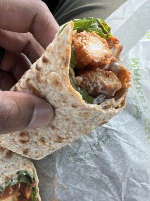 Crispy Buffalo Chicken Wrap