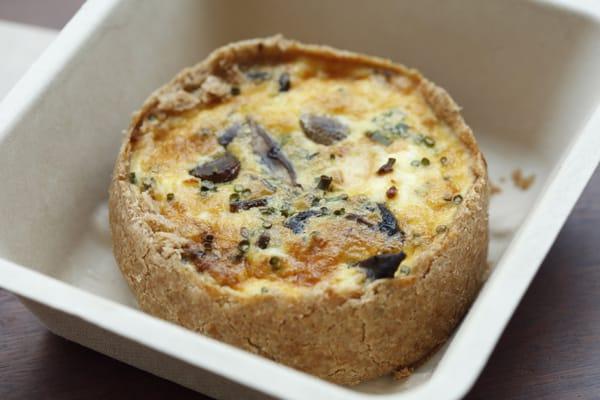 Gluten Free mushroom Quiche