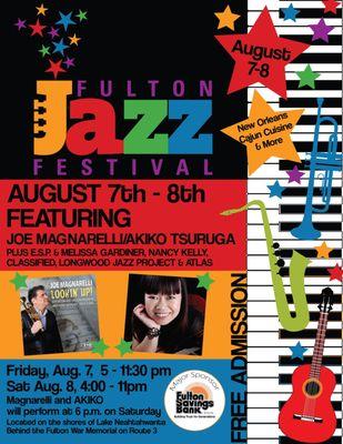 Poster For Fulton Jazz Festival