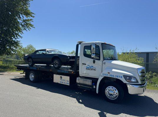 Classic vehicle towing