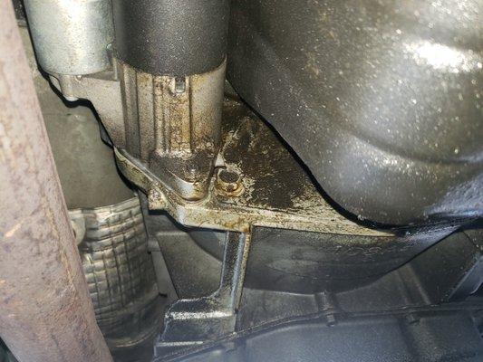 Found oil leak