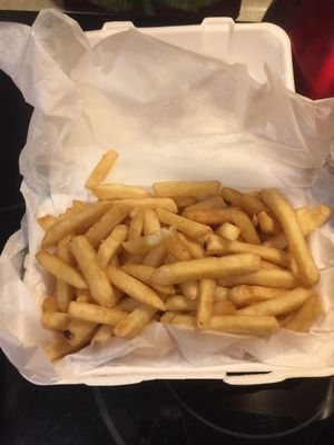 "Triple" size fries (enough for at least 3 adults)