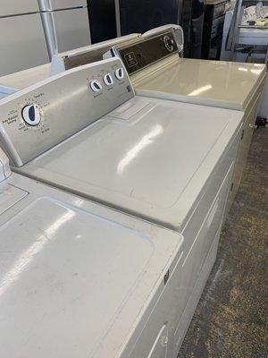 Washer and dryers are also available