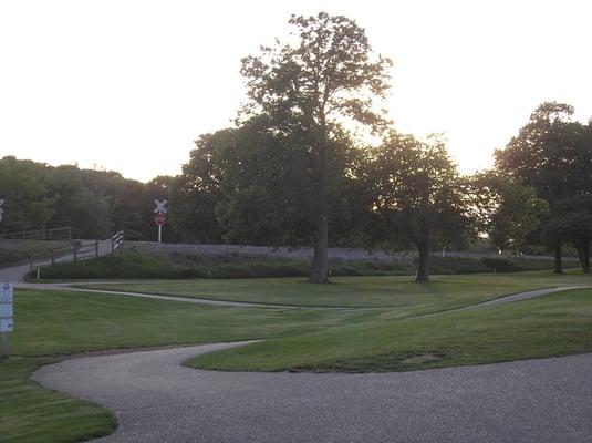 One of the many things that makes our course unique is that we have a train that runs through the course.