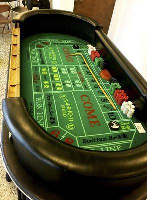 Craps! Just one of the fun games we offer!