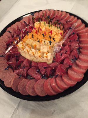 Meat and cheese tray