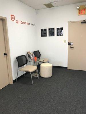 A peak inside Quontic Bank Atlanta, located in Duluth, Ga.