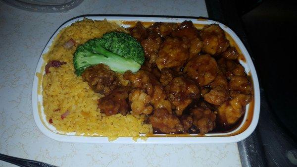 General tso chicken....