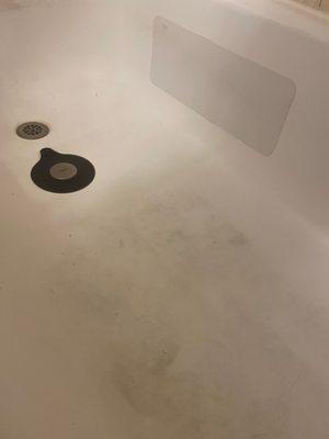 Deeply stained tub! Yuck