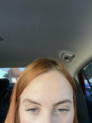 eyebrow tint dark brown