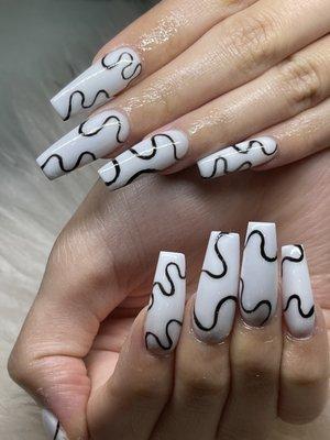 Abstract nail designs!