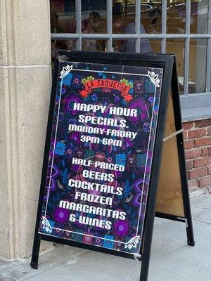 Happy hour specials