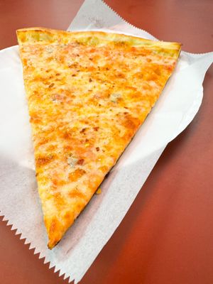 Regular pizza slice