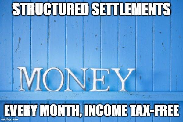 With a structured settlement you can receive payments every month income tax free as part of the settlement of your physical injury claim