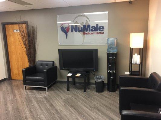 Inside look of NuMale Medical Center. Serving the gGreater Denver area!