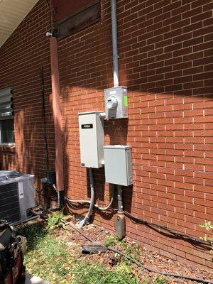 Generator Automatic Transfer Switch Install