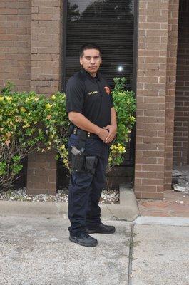 Captain Moreno and the Executive Protection BDU uniform.