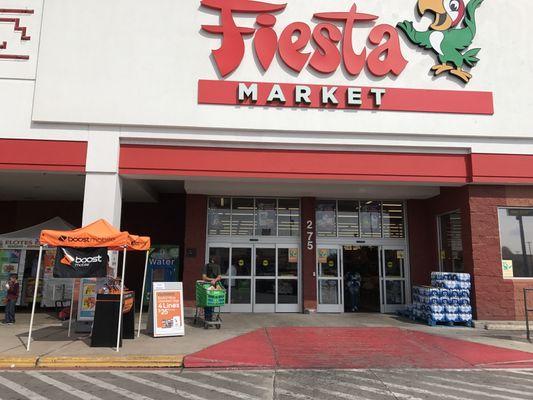 We are located inside Fiesta Mart