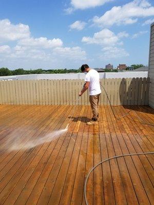 Power Washing.