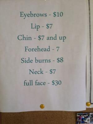 Prices