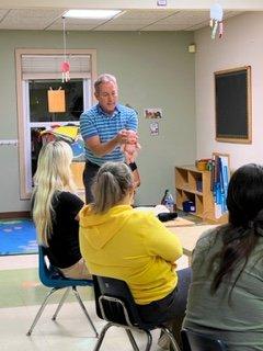 Lifespan staff getting certified in First Aid and CPR. 9/22