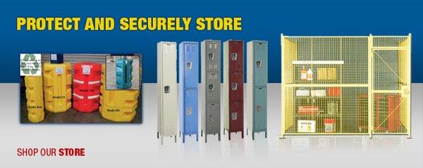 We carry Lockers by Hallowell, Strong Hold, Quantum and more.