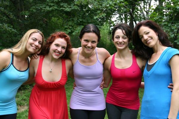 Jessica - Training; Melodye - Business Manager; Alyssa - Massage Therapist / Training; Lauren - Pilates; Cora - Spiritual Coach