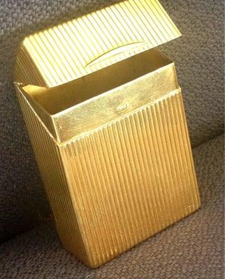 18kt gold Cigarette case circa 1960