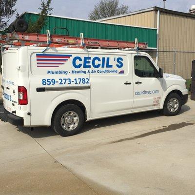 One of our Cecil's fleet vans.