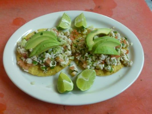 Tostadas de Ceviche