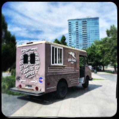 The truck at The Riverfront Concert Series at Commons Park in Denver