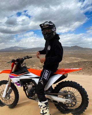 A dirt bike rental in Las Vegas