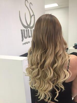 Blond balayage