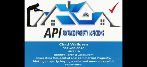 Need a home inspection?
Let API analyze and report on the biggest investment of your life.